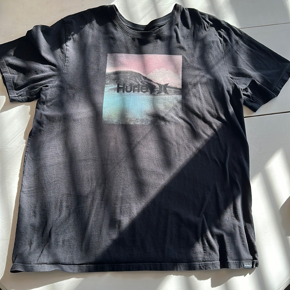 Hurley black beach T-shirt